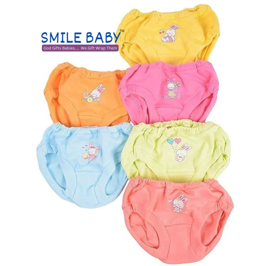 SMILE BABY Unisex Cotton Panties (Pack of 6).