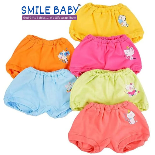 SMILE BABY Unisex Cotton Panties (Pack of 6).