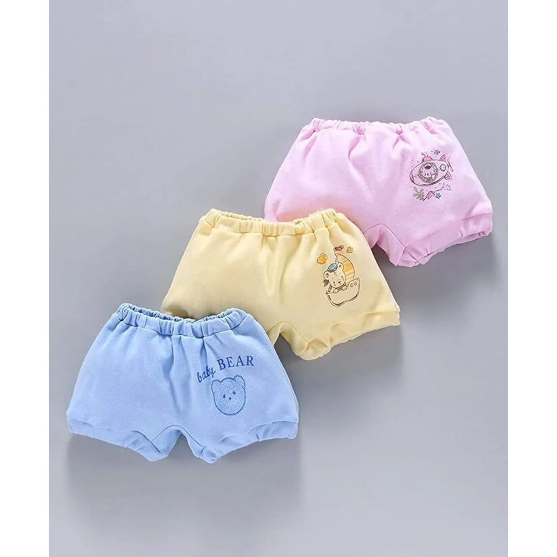 SMILE BABY Unisex Cotton Panties (Pack of 6).