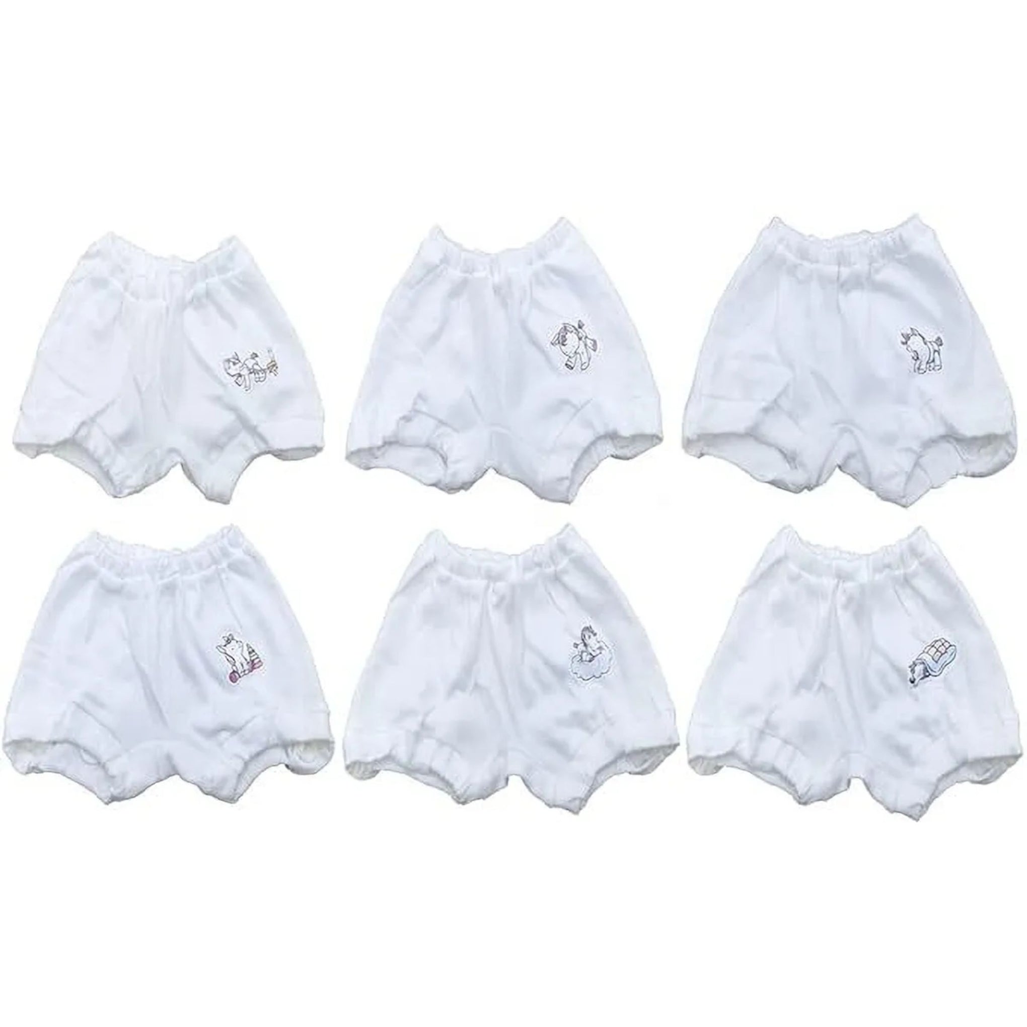 SMILE BABY Unisex Cotton Panties (Pack of 6).