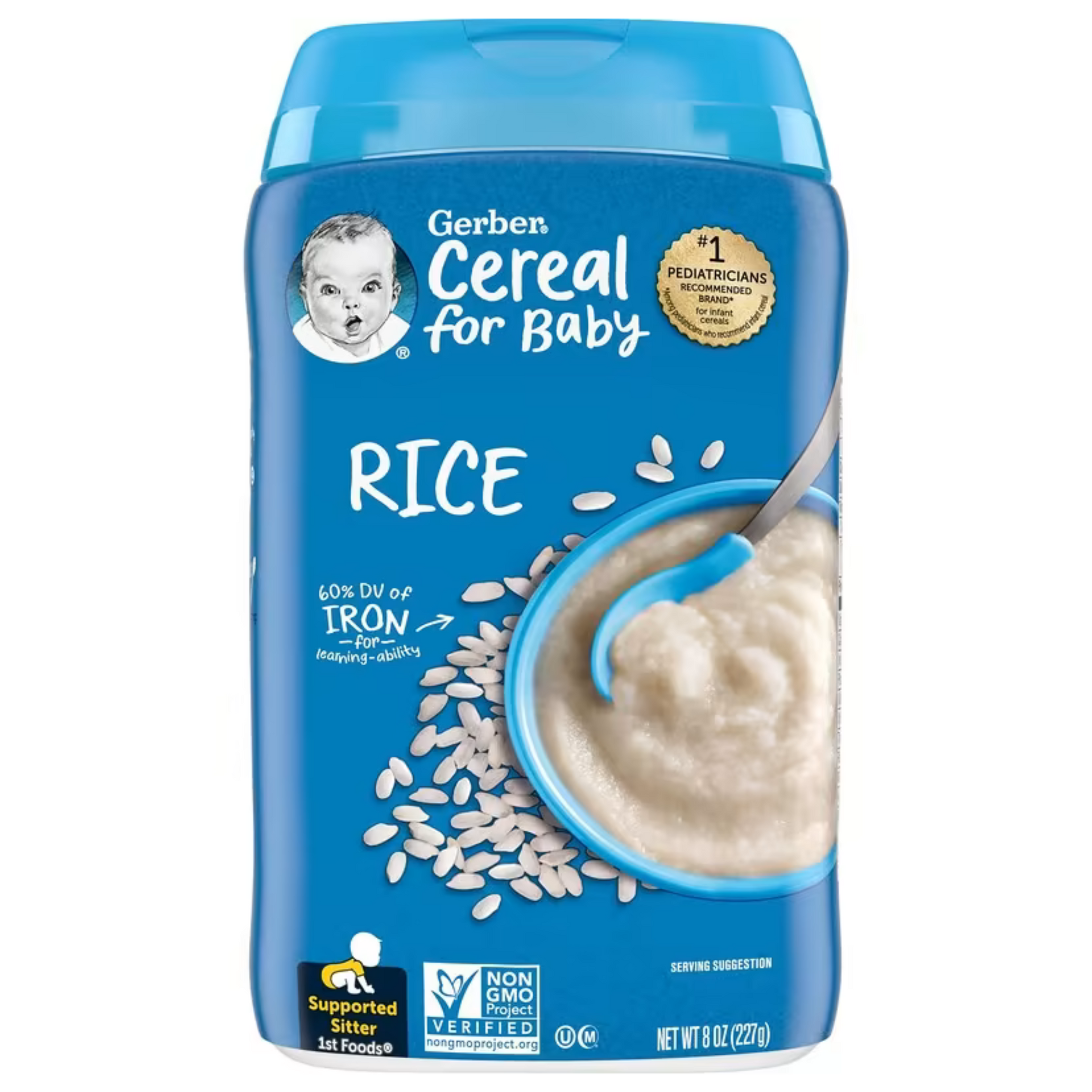 Gerber, Cereal for Baby, 1st Foods, Rice,