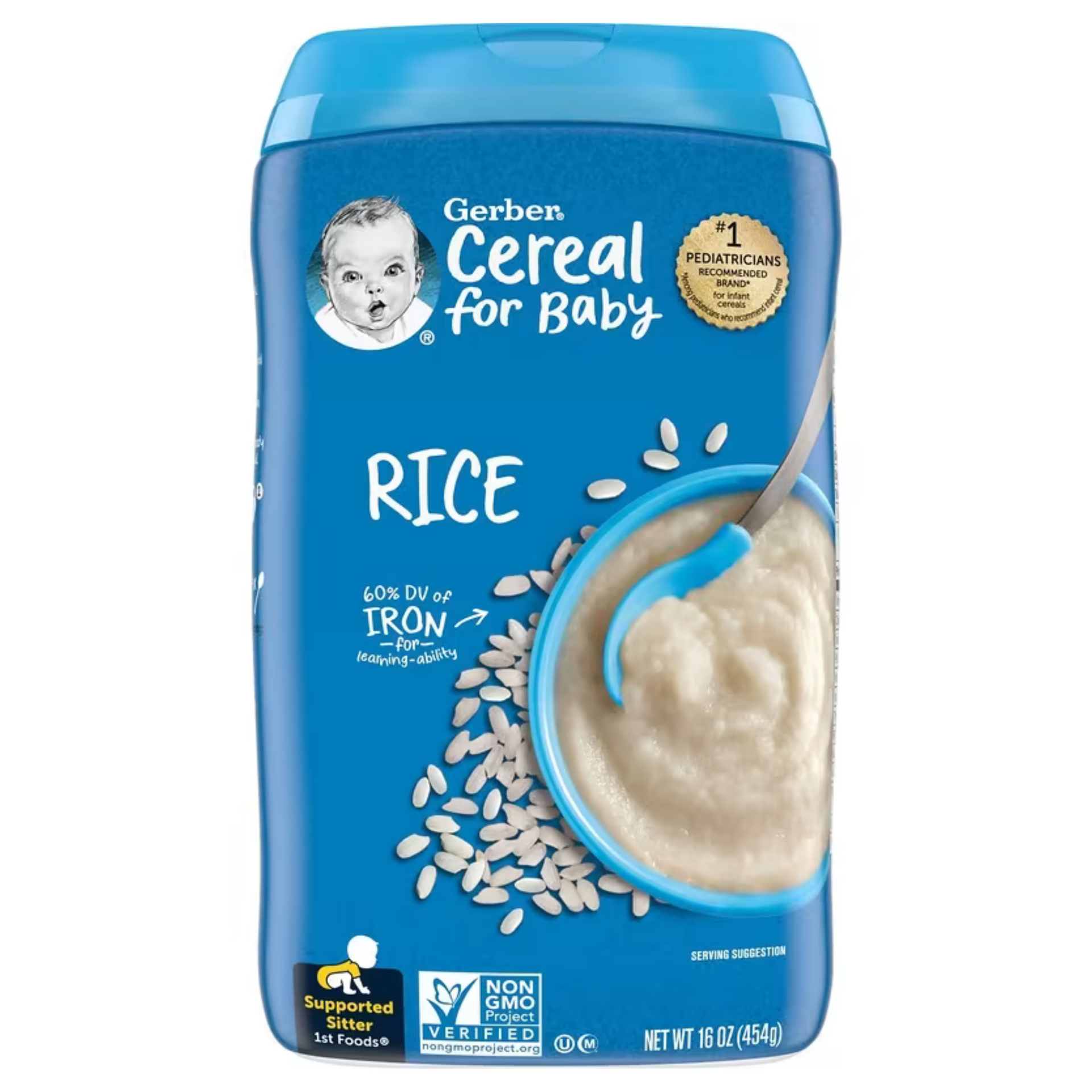 Gerber, Cereal for Baby, 1st Foods, Rice,