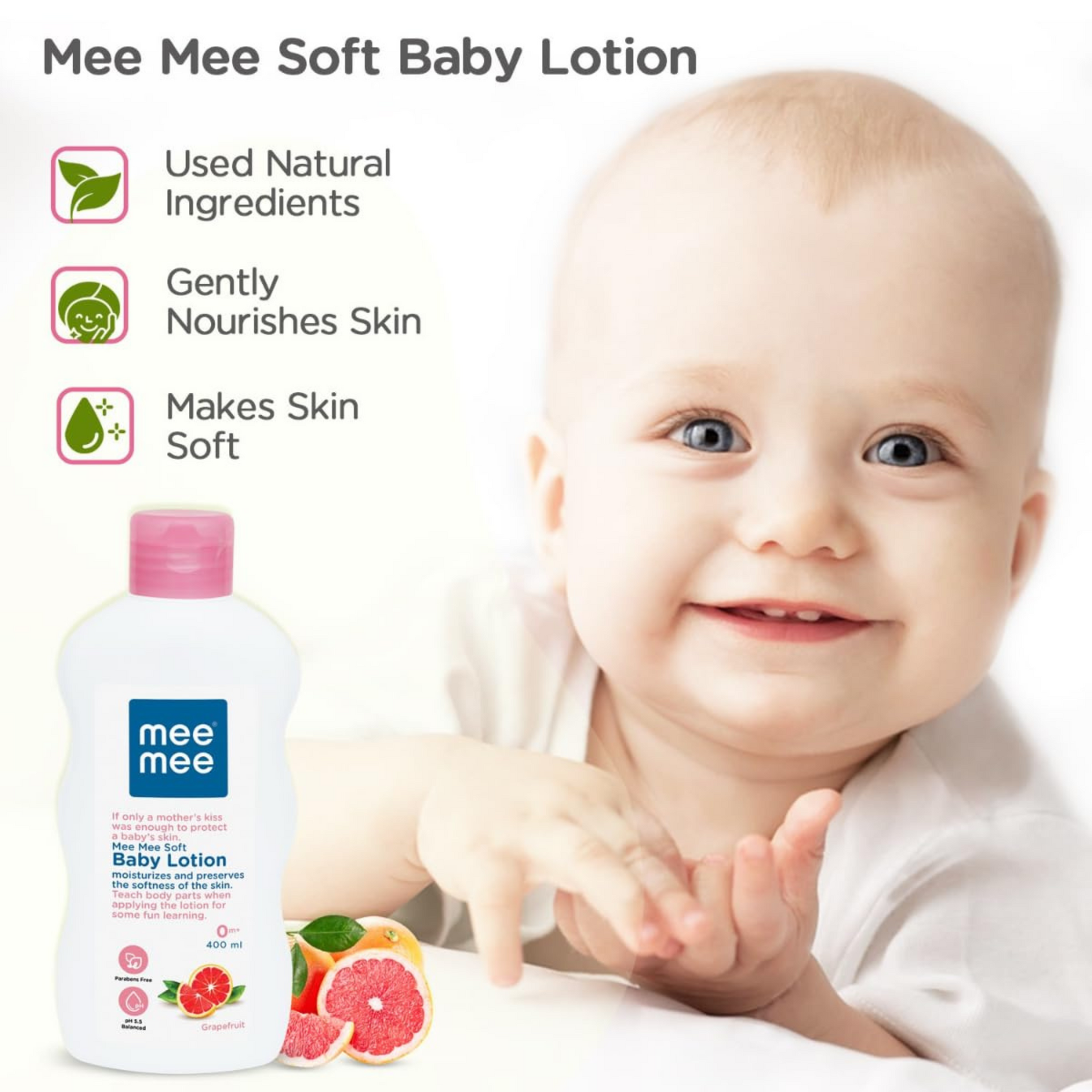 MEE MEE Soft Moisturising Baby Lotion With Fruit Extracts