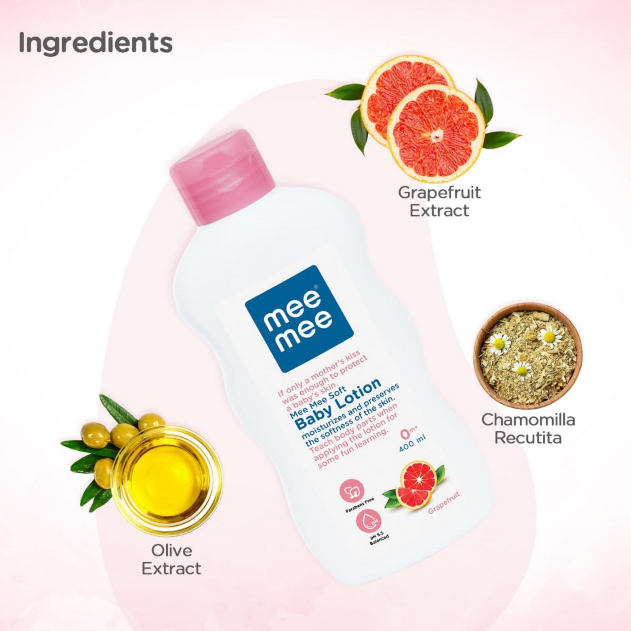 MEE MEE Soft Moisturising Baby Lotion With Fruit Extracts