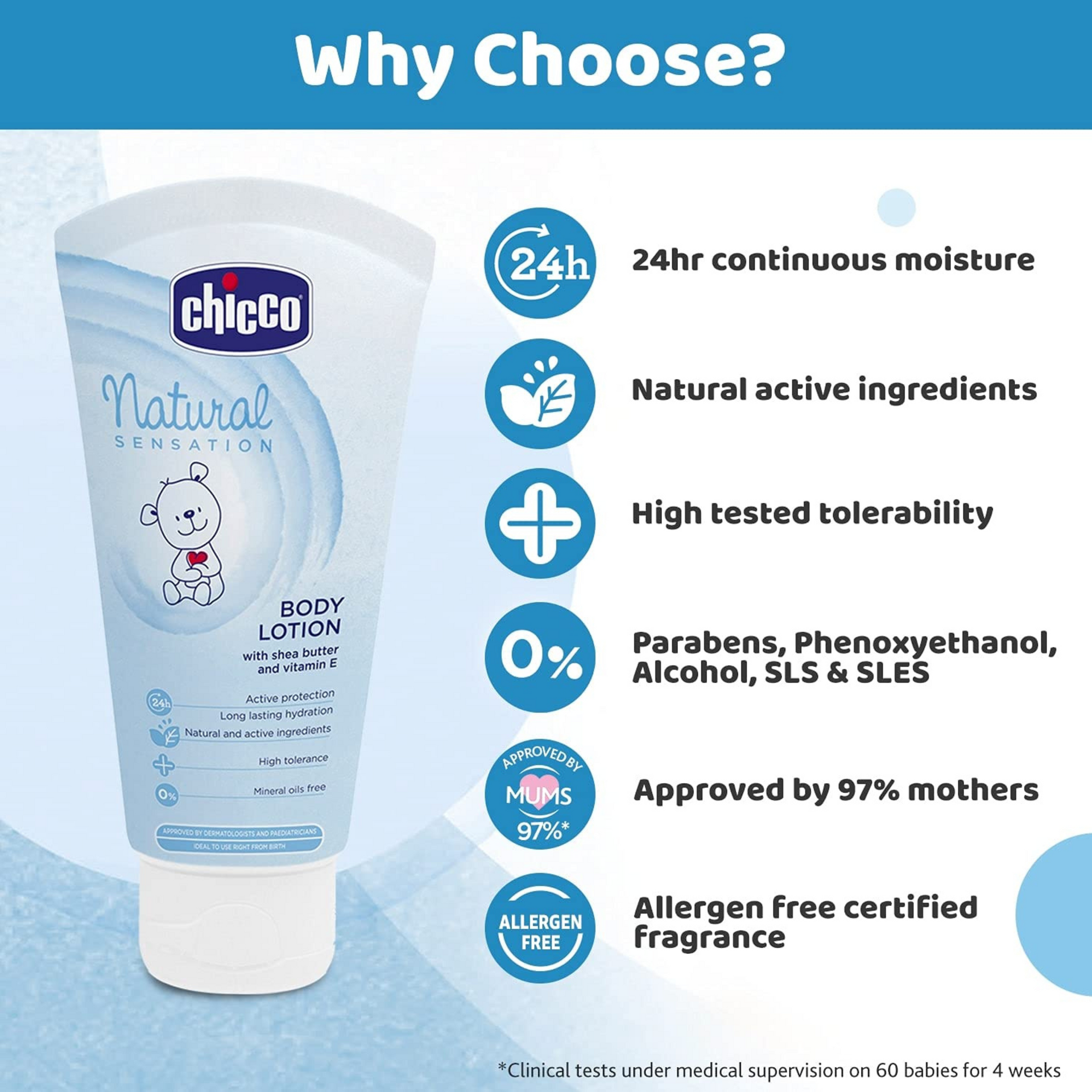 Chicco BODY LOTION NAT SENS