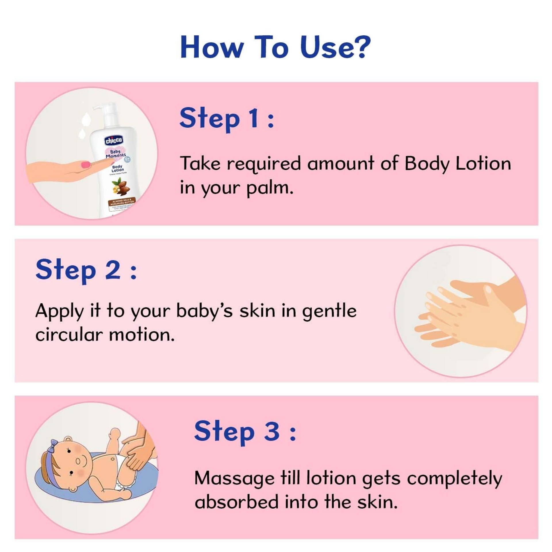 Chicco Baby Moments Body Lotion for Babies, |Almond Milk & Murumuru Butter|Quick Absorb Formula with Natural Ingredients for Ultra Soft Skin|Dermatologically Tested|Parabens & Phenoxyethanol Free