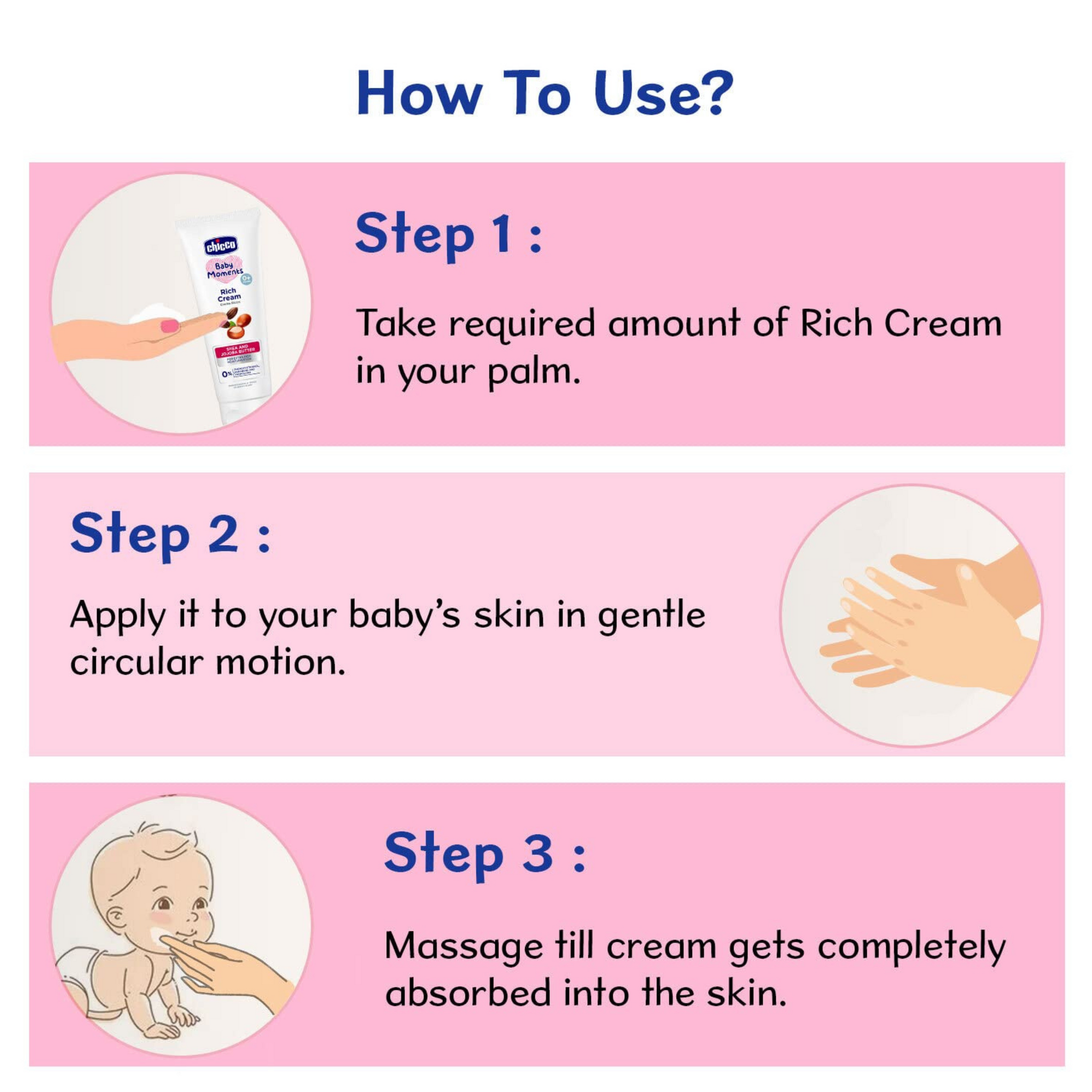 Chicco Baby Moments Rich Cream for Newborn Babies with Shea & Jojoba Butter,| Rich Moisturization and Dryness Prevention |Dermatologically Tested |Phenoxyethanol, Parabens & Lauryl sulphates free