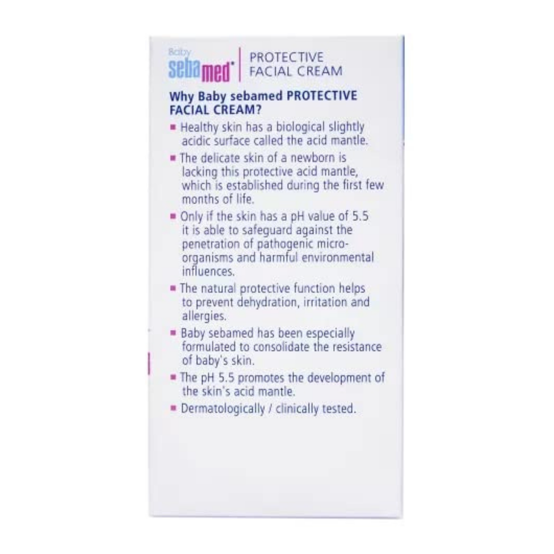 Sebamed Baby Protective Facial Cream |pH 5.5| Face Cream|Vitamin E for Soft Skin|Ideal for salivary rashes|