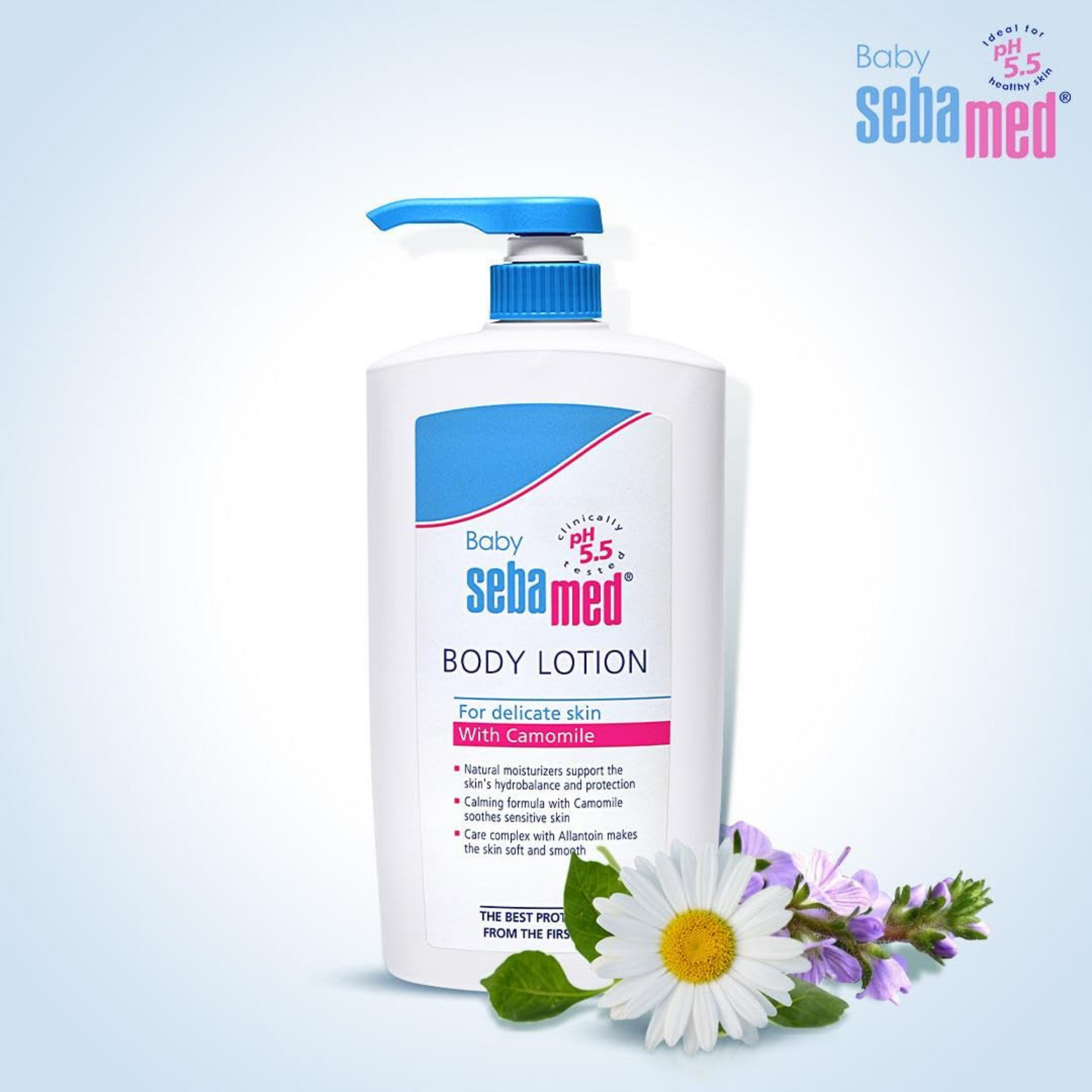 Sebamed Baby Body Lotion|pH 5.5|Long lasting moisturiser|Quickly absorbed|