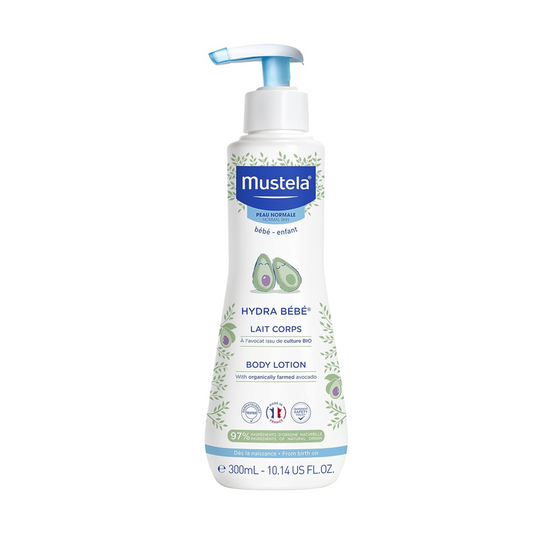 Mustela Hydra Bebe Body Lotion - Nourishing Baby Skincare, 300ml