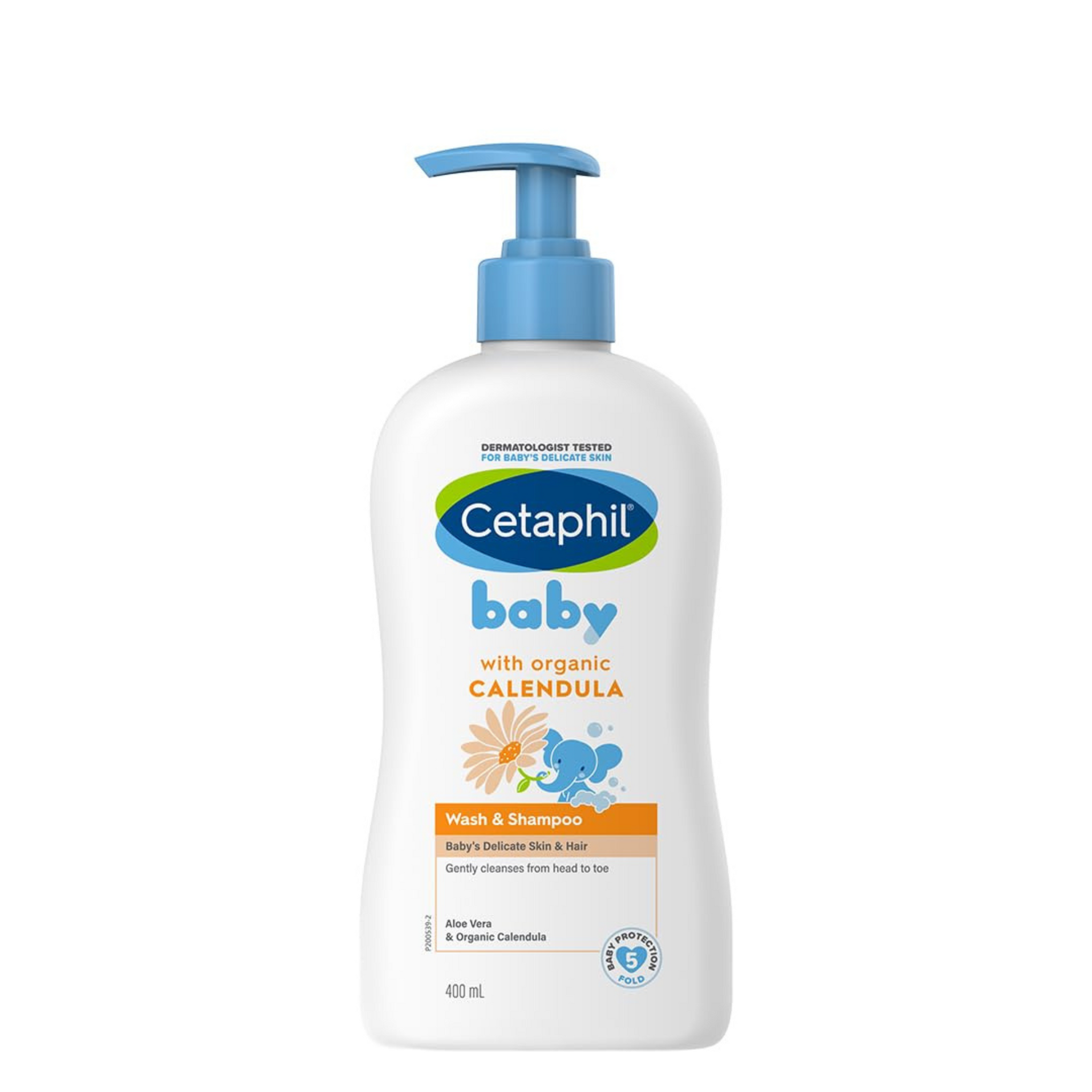 Cetaphil Baby Shampoo & Wash, White, Chamomile, 230 ml