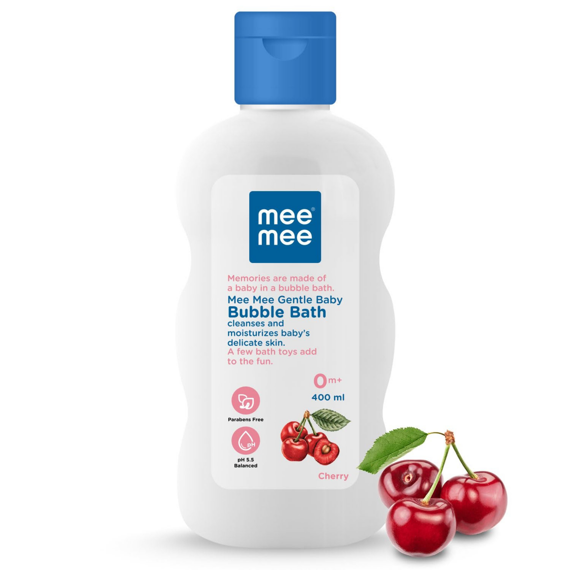 Mee Mee Foamy Baby Mild Bubble Bath With Cherry & Fruit Extracts | Tear-Free Moisturizes and Soothes Skin |Infant Friendly Natural Head to Toe Baby Wash Dermatologically Tested