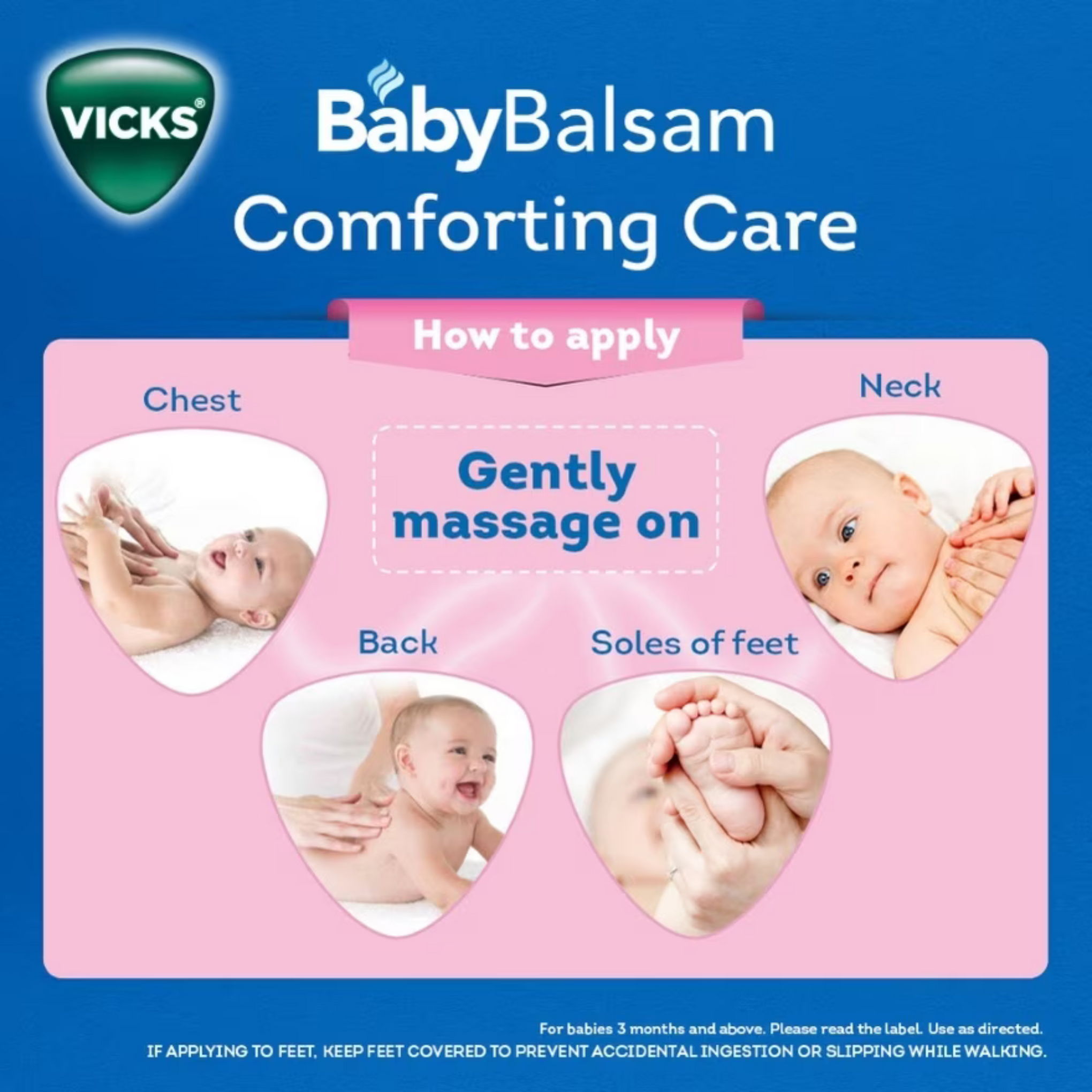 Vicks Baby Balsam Moisturising & Soothing Baby Care Rub 50g