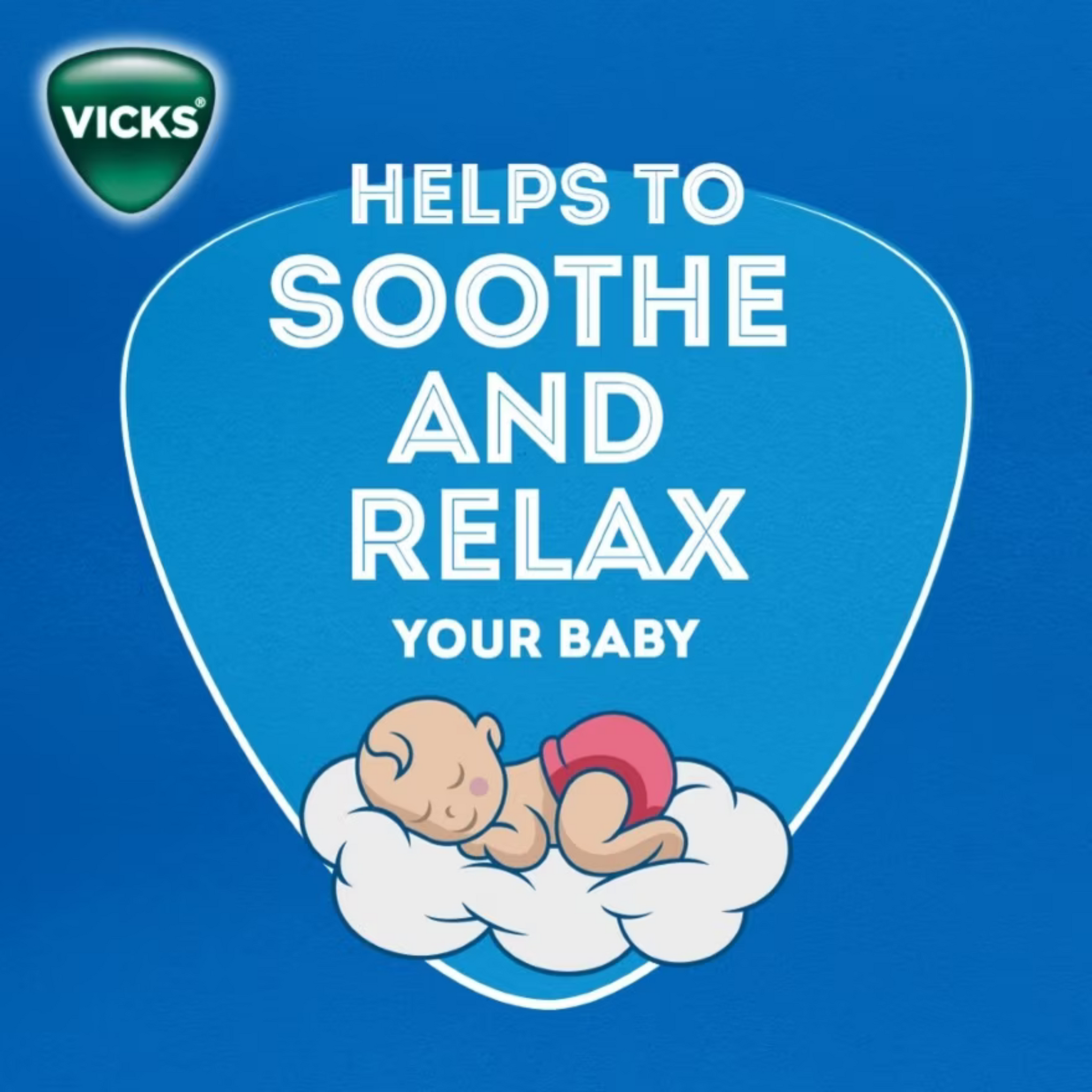 Vicks Baby Balsam Moisturising & Soothing Baby Care Rub 50g