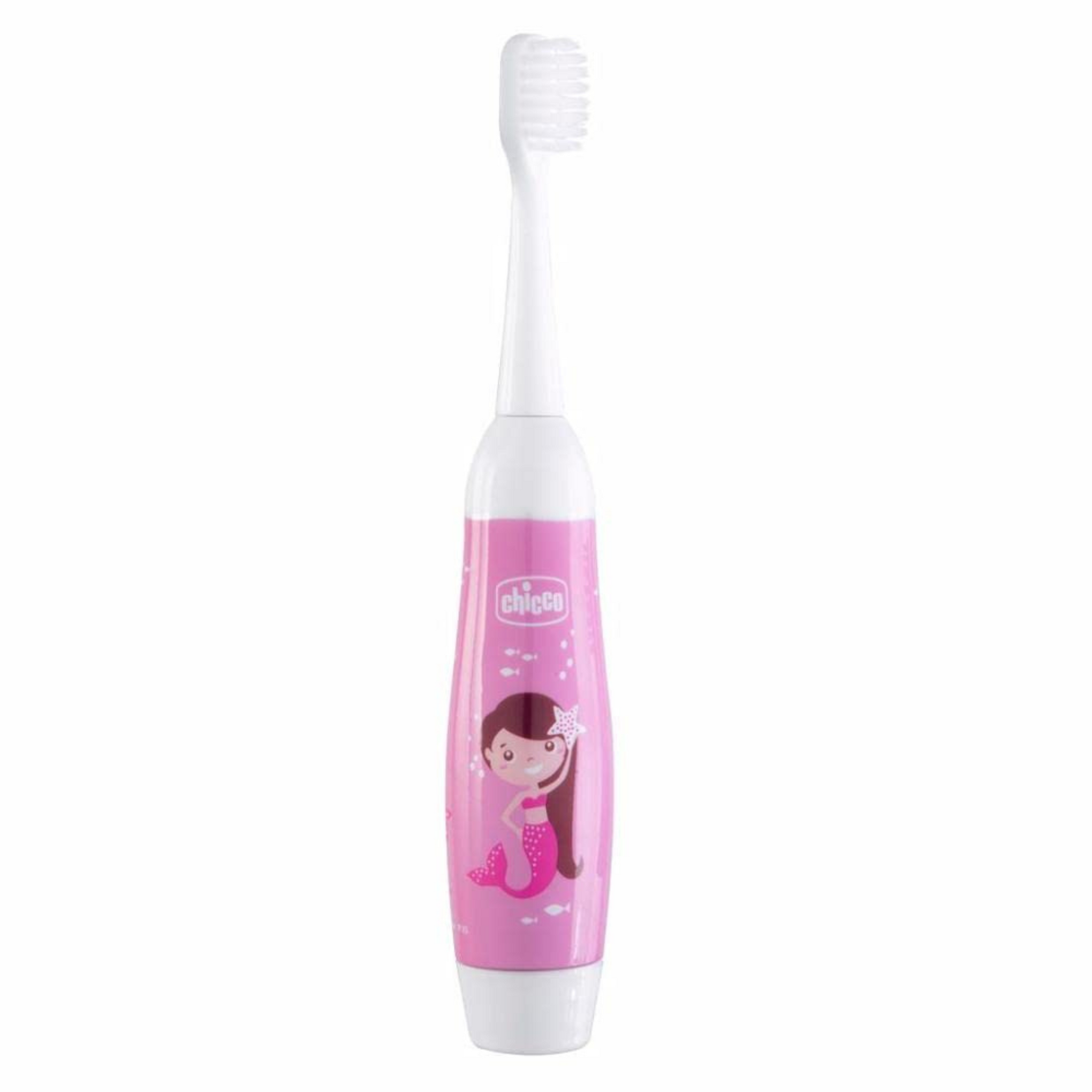 Chicco Kid Electric Toothbrush Pink with Replaceable Battery and Replacement Brush Head 3Y+,