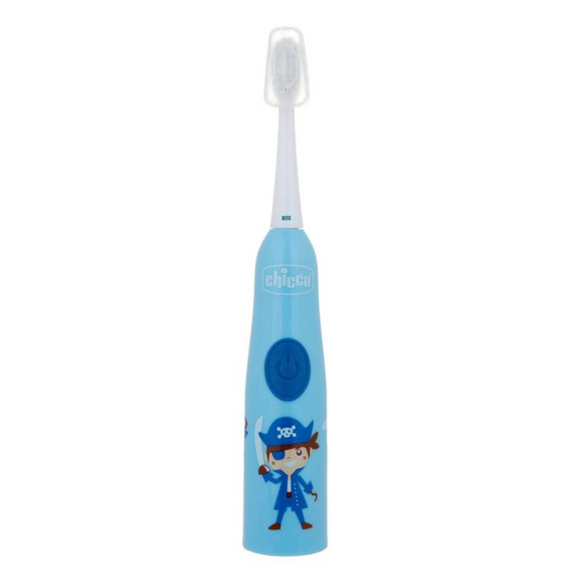 Chicco Kid Electric Toothbrush Blue with Replaceable Battery and Replacement Brush Head 3Y+