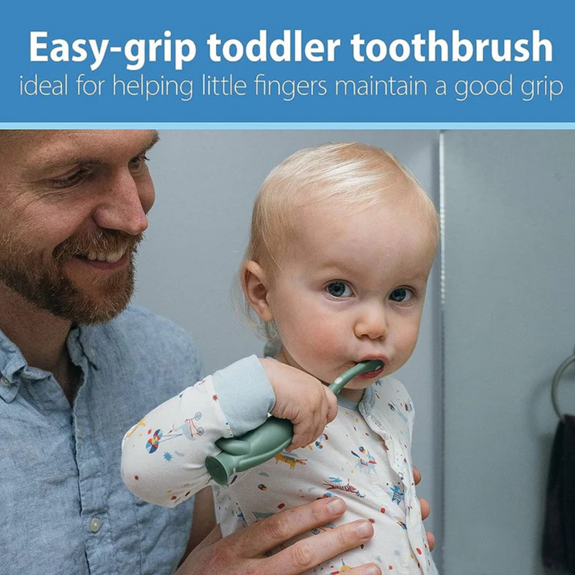 Dr. Brown's Toddler Baby Toothbrush-12 to 48M-Dinosaur