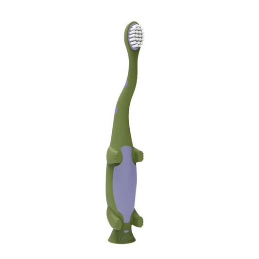 Dr. Brown's Toddler Baby Toothbrush-12 to 48M-Dinosaur