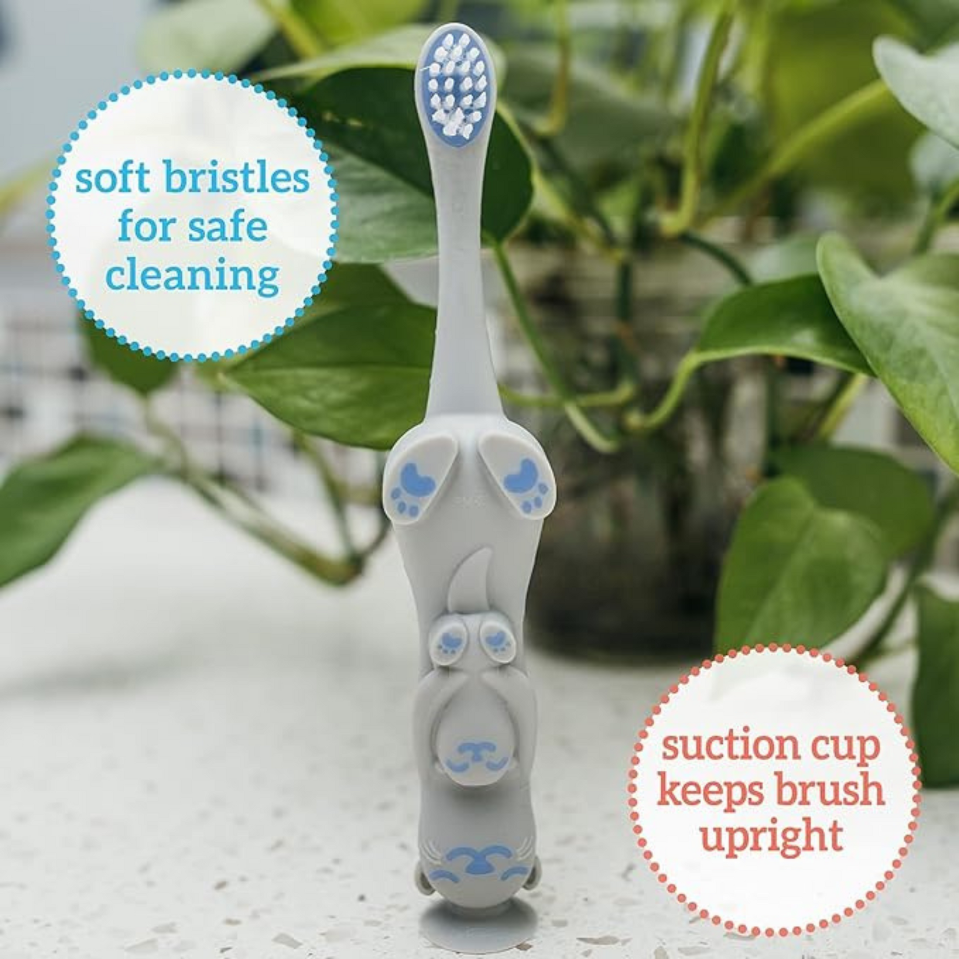 Dr. Brown's Toddler Baby Toothbrush-12 to 48M-Otter