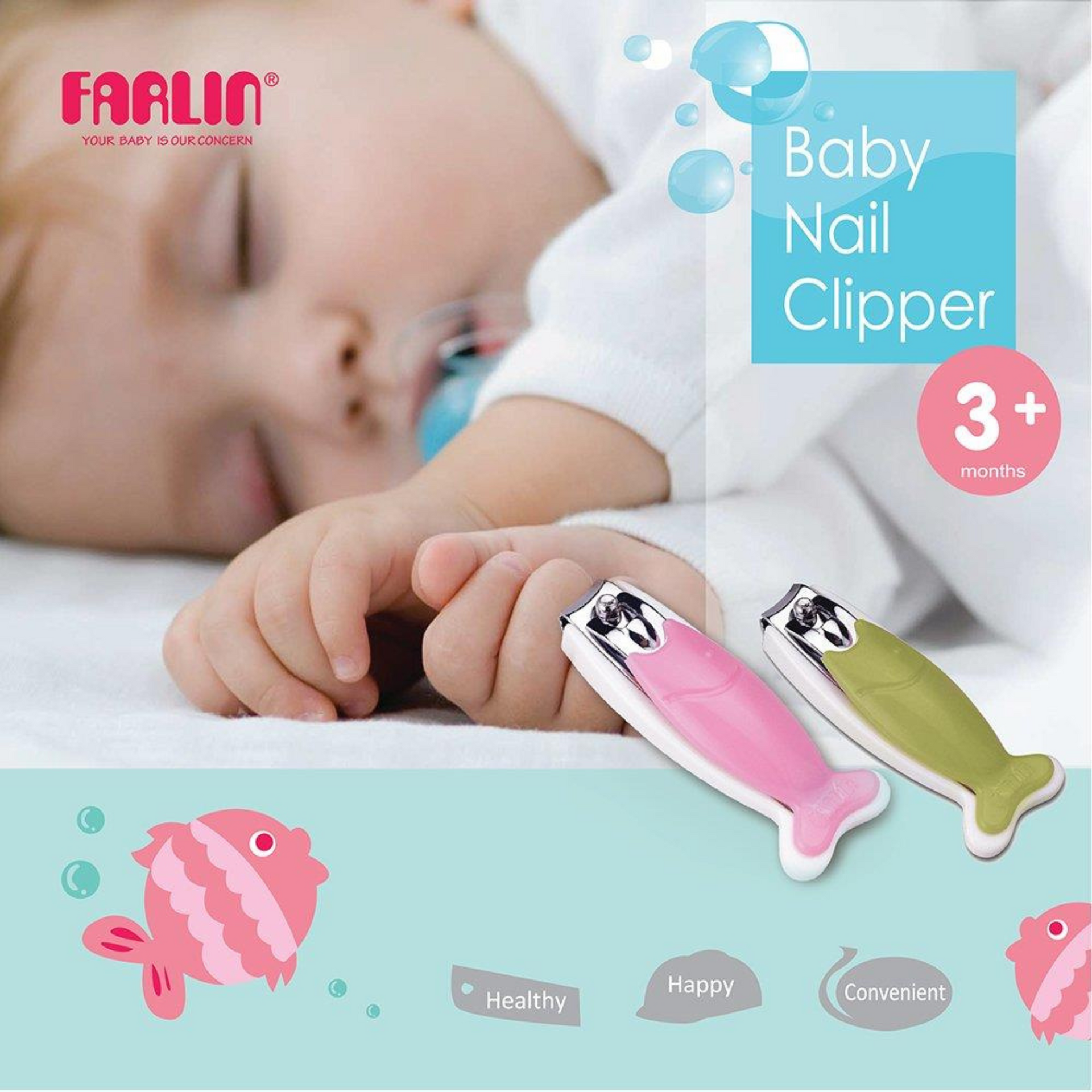 Farlin Fish Shape Nail Clipper