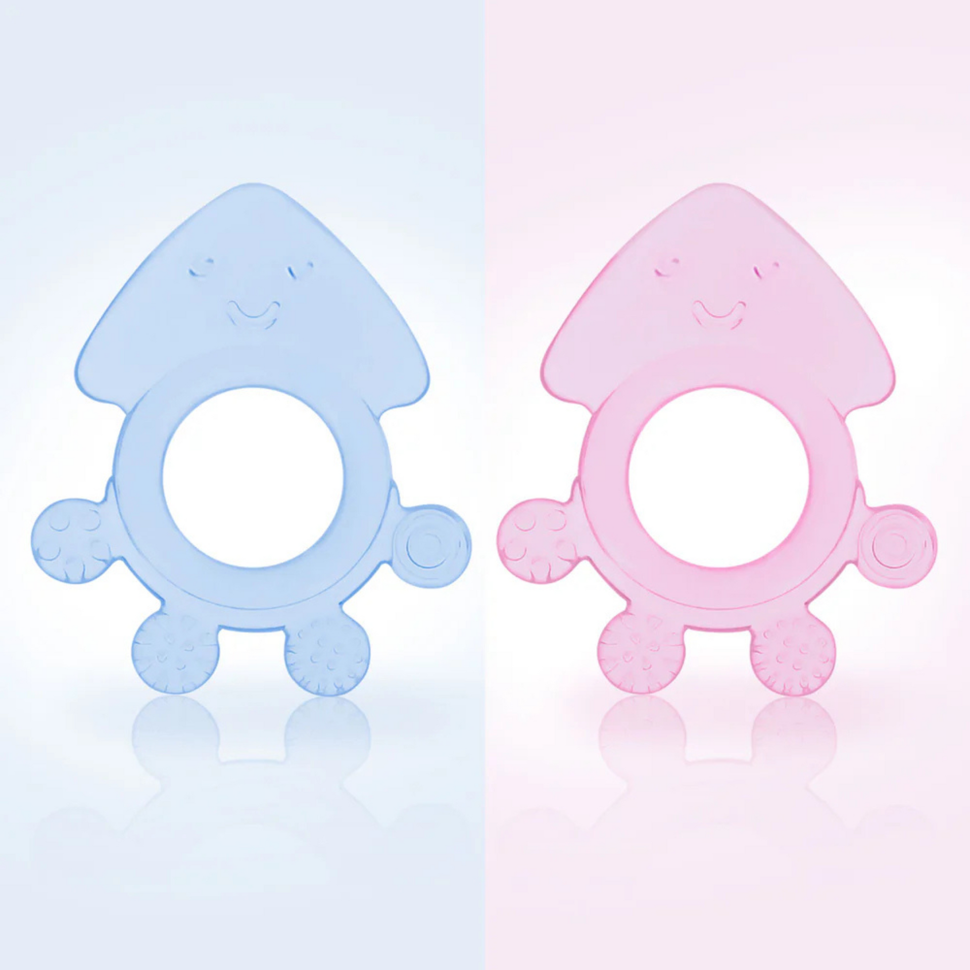 Hopop Silicone Frog Teether for Baby - Pack of 2