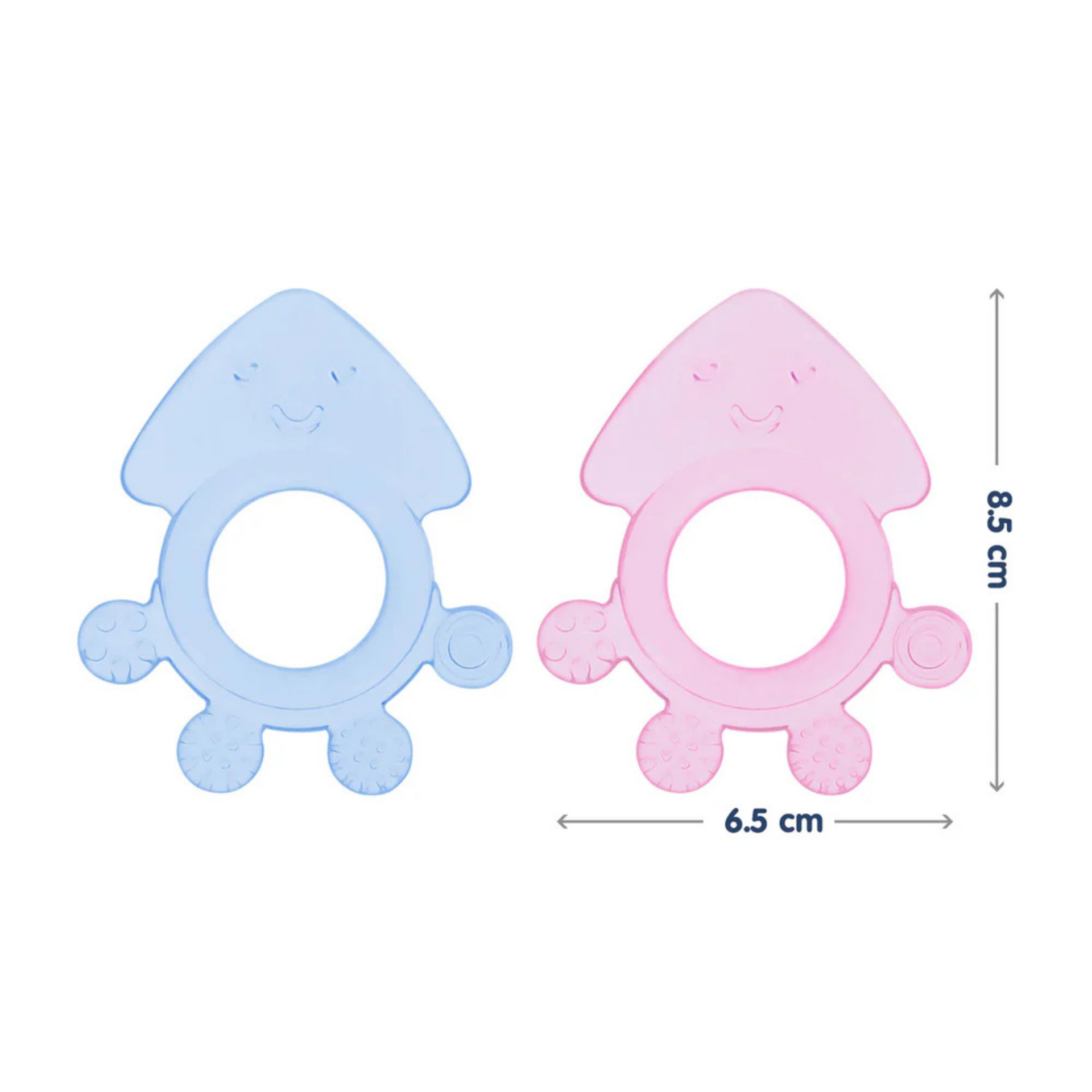 Hopop Silicone Frog Teether for Baby - Pack of 2