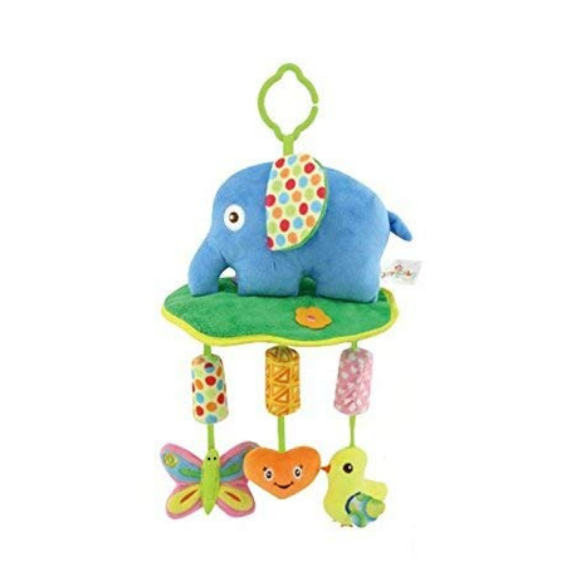 Smile Baby™ Baby Crib & Stroller Plush Playing Toy Car Hanging Rattles Multi desgine (Elephant)