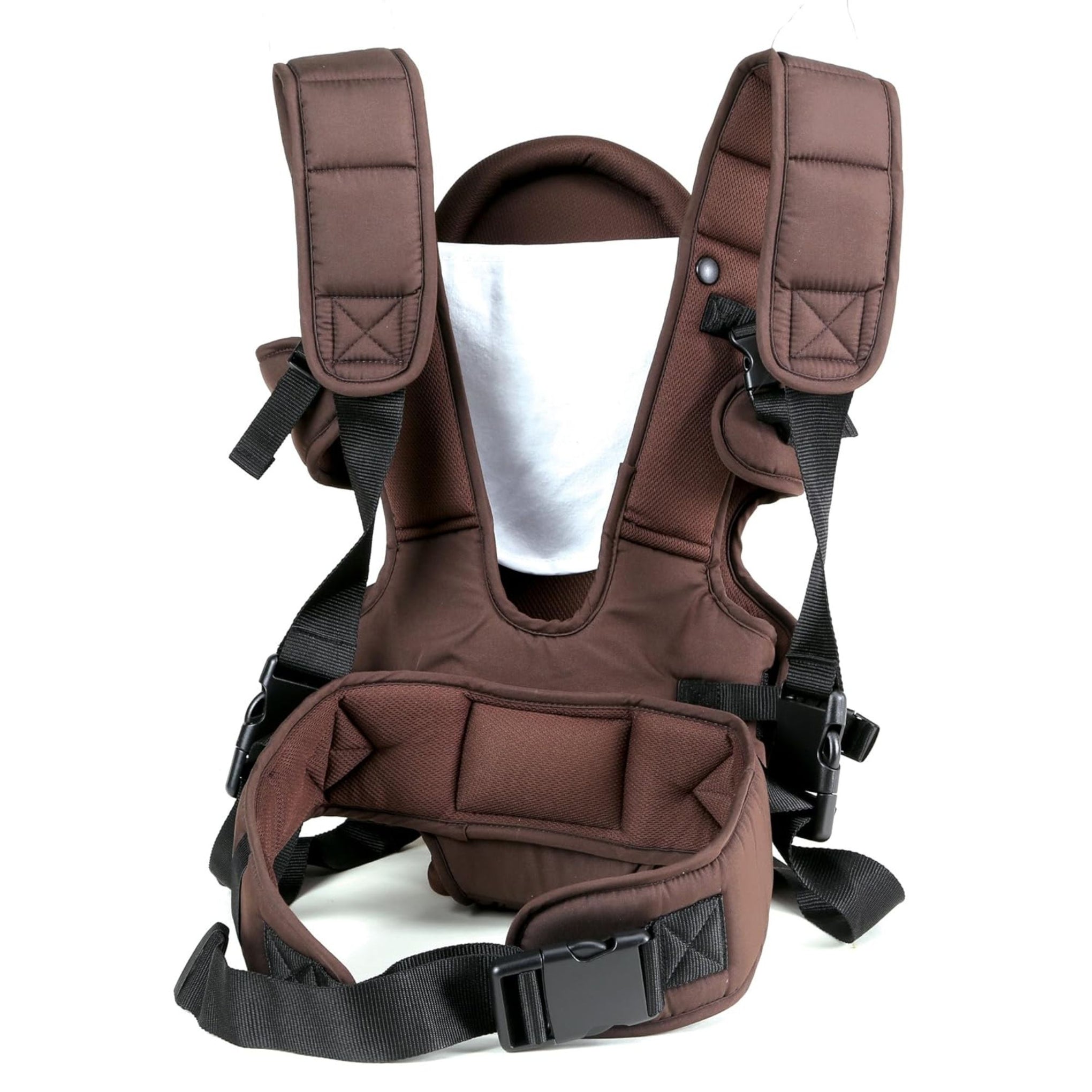 LuvLap Galaxy Baby Carrier with Padded Head Support, for 6 to 15 Months Baby, Max Weight Up to 15 Kgs (Brown)