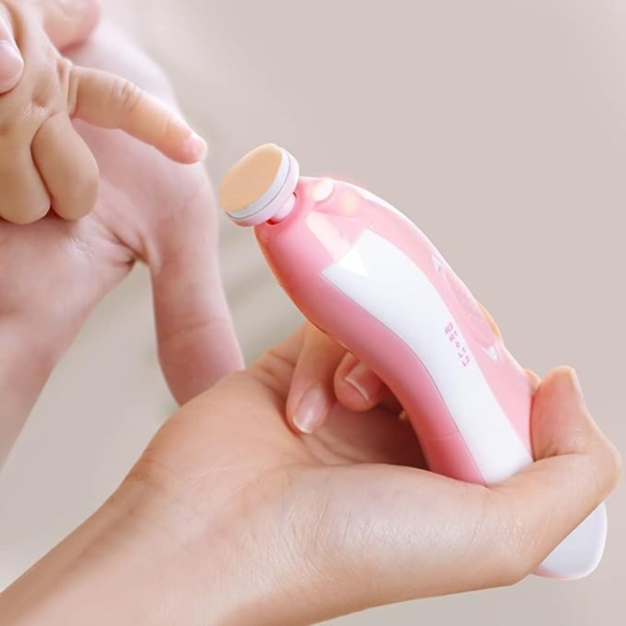 Smile Baby Electric Nail Trimmer For Baby, Baby Nail Trimmer, Baby Nail Cutter, Nail Trimmer For New Born Baby, Kids Nail Cutter With Light (Pink)