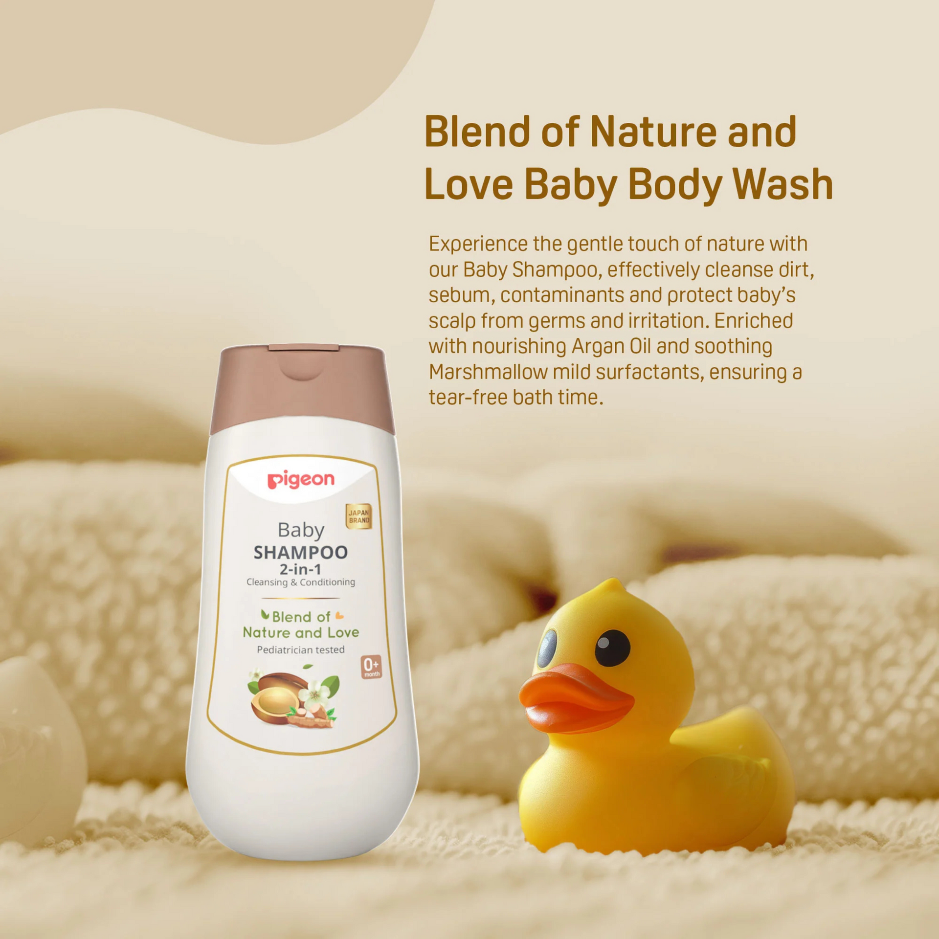 Pigeon Baby Shampoo 2 in 1 Cleansing & Conditioning 200ml