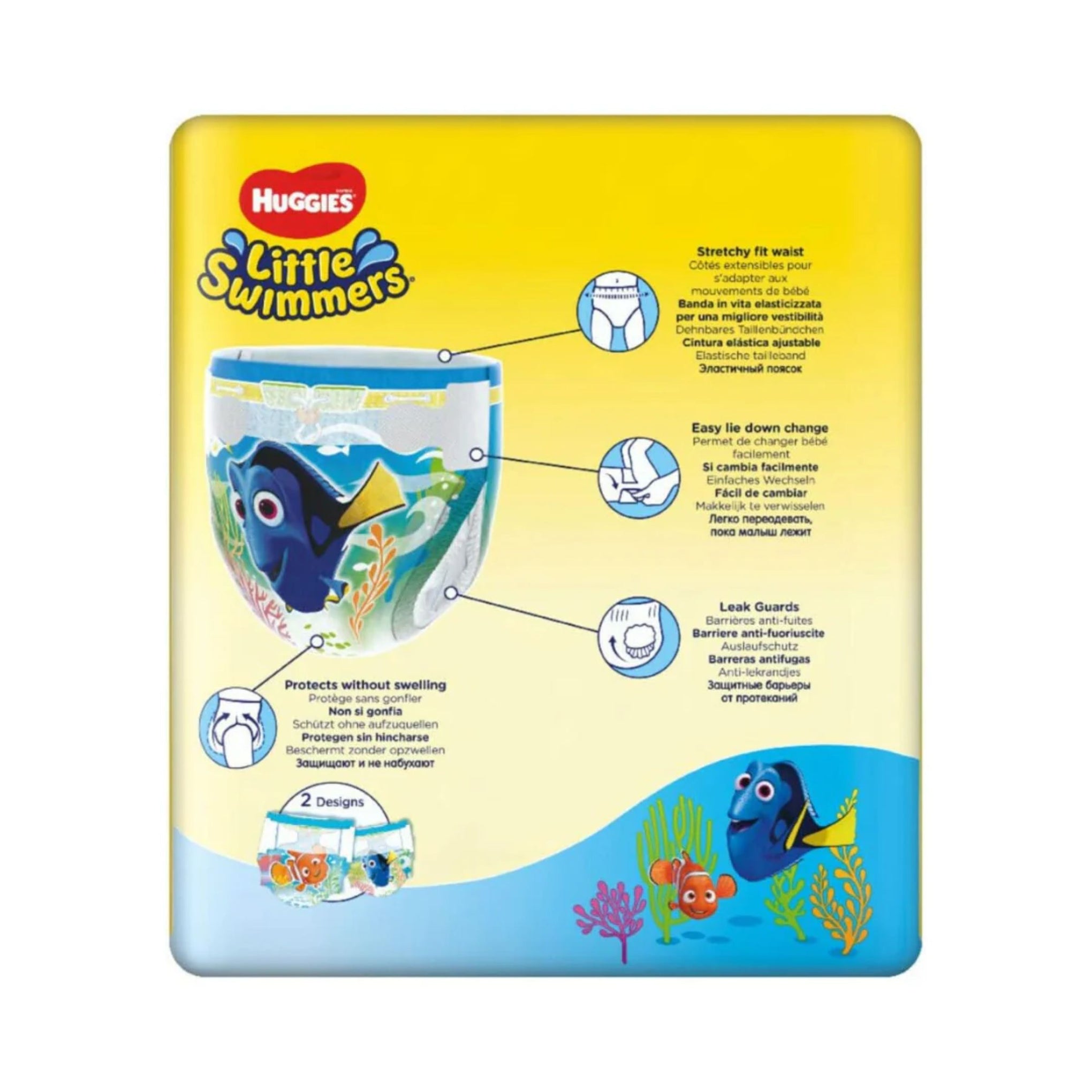 Huggies Little Swimmers Swim Nappies, Size 5 To Size 6, 12kg-18kg, 11 Pants