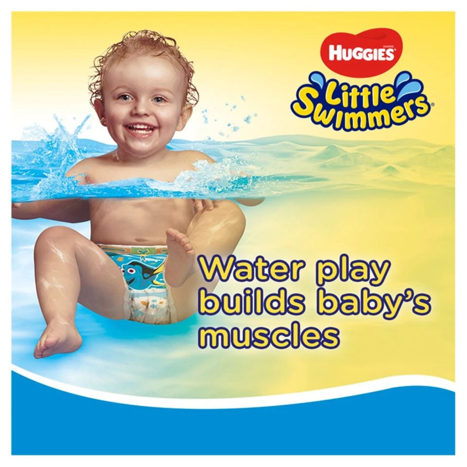 Huggies Little Swimmers Swim Nappies, Size 5 To Size 6, 12kg-18kg, 11 Pants