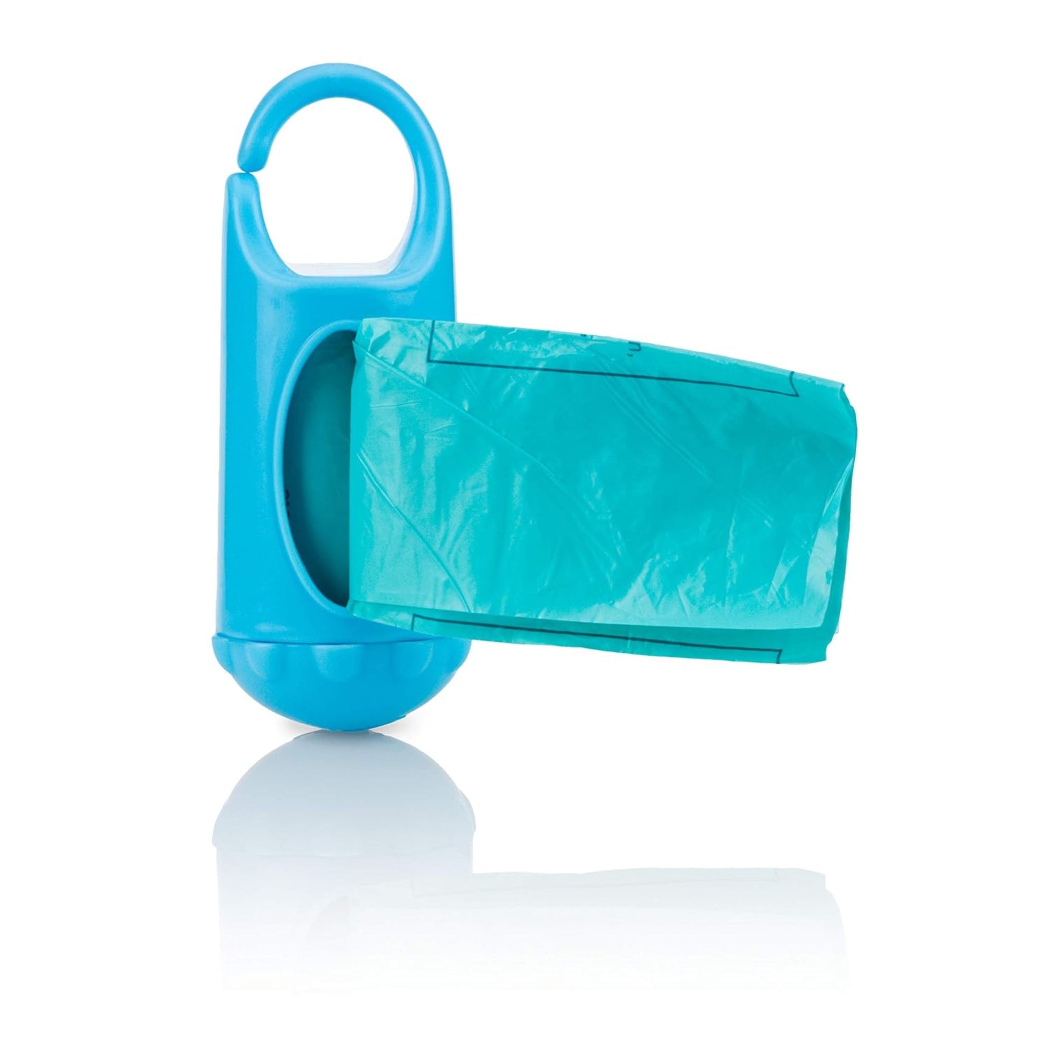 Nuby Tie N' Toss Dirty Diaper Bags & Dispenser (Blue)